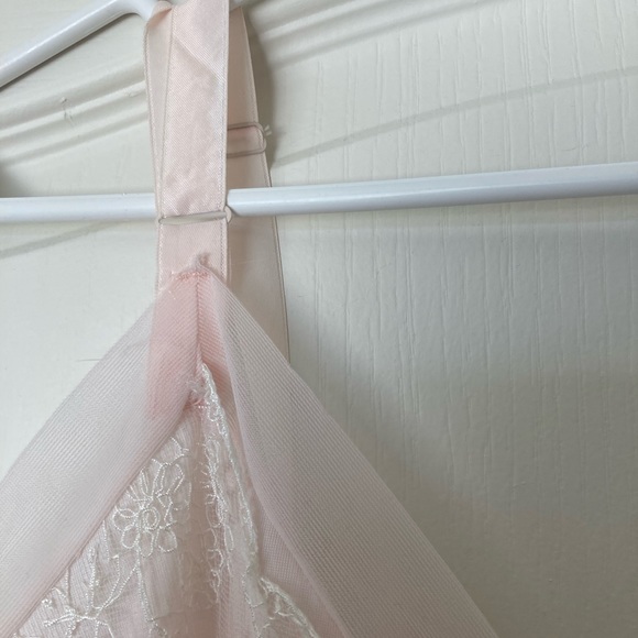 Marie Star Vintage Inspired Pink Slip Dress Size 37 - Picture 6 of 8